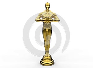 Golden statue award