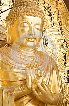 Golden statue of Buddha