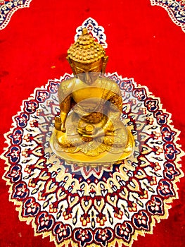 Golden statue of lord Buddha