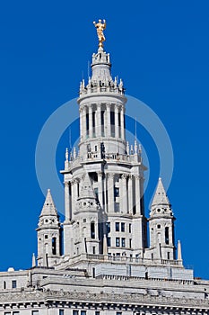 Golden Statue on a Skyscrapper New York City photo