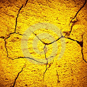 Golden stone texture close up