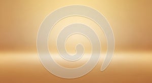 Warm Gold Gradient Studio Background