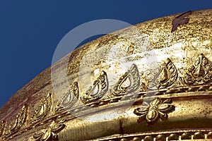 Golden stupa of Dhamma Ya Zi Ka Pagoda, Myanmar