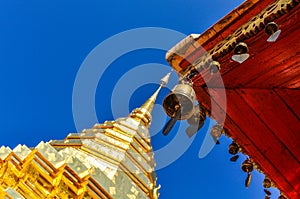 Golden stupa in Doi Suthep Temple, Thailand