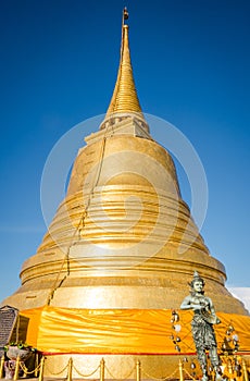 Golden Stupa of Golden Mountain Phu Khao Thong, Wat Saket in Bangkok