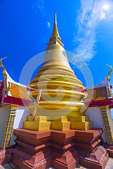Golden stupa on Koh Samui island, Thailand