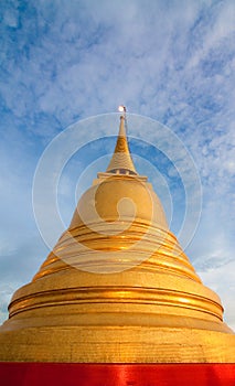 Golden stupa religious icon