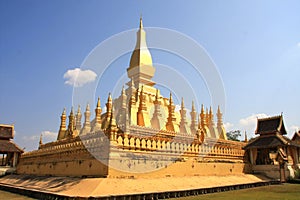 Golden Stupa in Vientiane - Lao