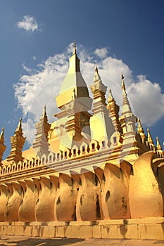 Golden Stupa in Vientiane - Lao photo