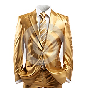 Golden suit