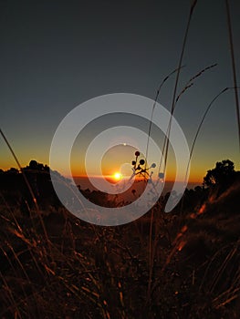 Golden Sunrise Gunung Merbabu