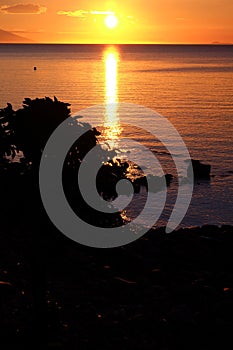 Golden Sunset in Anilao Philippines