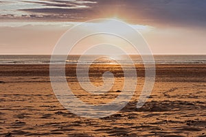 Golden Sunset on the beach