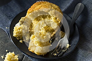 Golden Sweet Homemade Cornbread Muffins