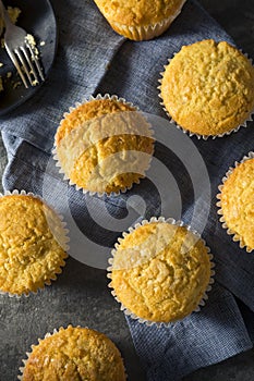 Golden Sweet Homemade Cornbread Muffins
