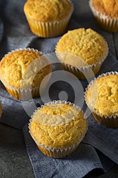 Golden Sweet Homemade Cornbread Muffins