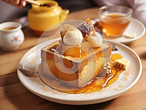 Golden Symphony: Elevate Your Dessert Experience with Honey Toast