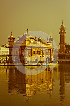 The Golden Temple of Amritsar, Punjab, India photo