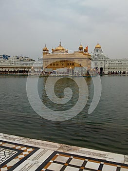 The golden temple in amrtsar in India