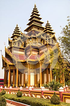 Golden temple in Bagan, Myanmar