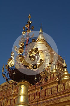 Golden Temple blue sky