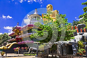 Golden temple in Dambulla - landmarks of Sri lanka