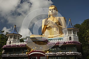 Golden Temple in Dambulla Sri lanka