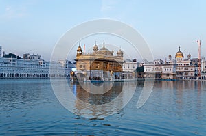 Golden Temple in the early morning. Amritsar. India