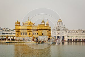 The Golden Temple or Harmandir Sahib, abode of God gurdwara located in the city of Amritsar, Punjab, India