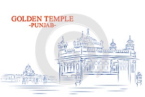 Golden Temple Harmandir Sahiba a gurdwara in the city of Amritsar, Punjab, India