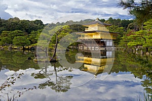 Golden temple in Japan