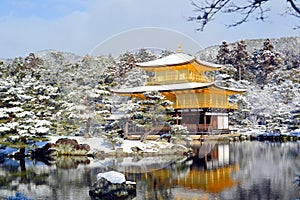 Golden temple of Japan