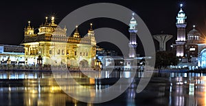 Golden Temple at Night, Amritsar