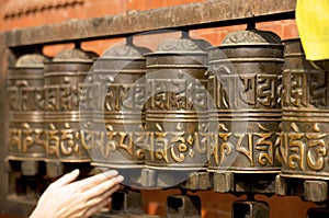 Golden temple in Patan, Nepal