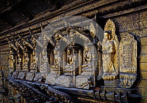 Golden temple in Patan, Nepal