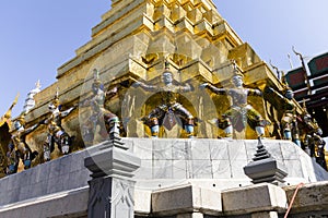 Golden temple at Wat Phra Kaeo