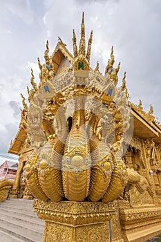 Golden Temple At Wat Sri Panthon Temple , Nan City , Thailand