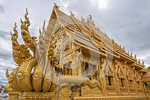 Golden Temple At Wat Sri Panthon Temple , Nan City , Thailand
