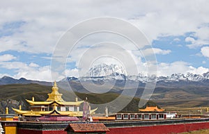 Golden temple with yala jokul