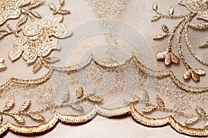 Golden textile