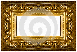 Golden thick frame