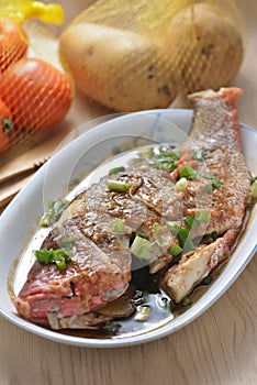 Golden Threadfin Bream fish