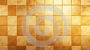 Golden Tile Wallpaper Glazed Earthenware Style For Desktop, Tablet, And Mobile