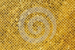 Golden tiles background