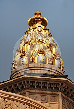 Golden tower of a temple