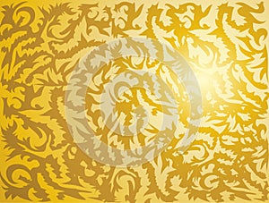 Golden tribal texture