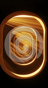 Golden Tunnel of Light