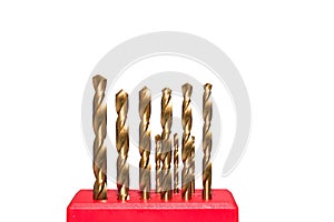 Golden twist drill bits