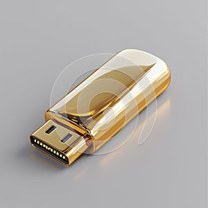 Golden USB Drive