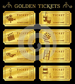 Golden Vector Cinema Tickets